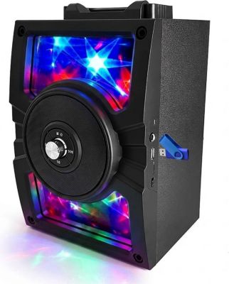 Enceinte sono LEDWOOD Karaoke Magic Mirror LED BT USB SD 10W +