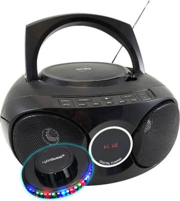 Lecteur CD INOVALLEY R204 CD MP3 Bluetooth USB FM Noir
