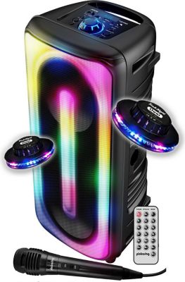 Enceinte nomade LEDWOOD Enceinte SONO DJ Autonome 300W Pickering