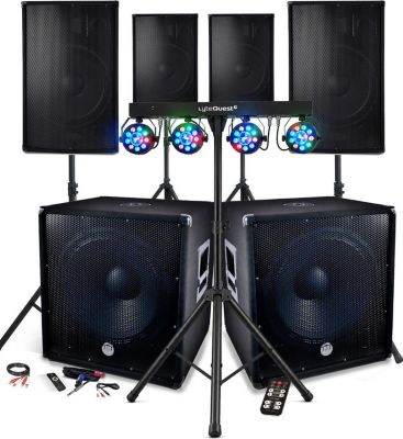 Pack sono BM SONIC Kit Sono 4800W USB Bluetooth 18"
