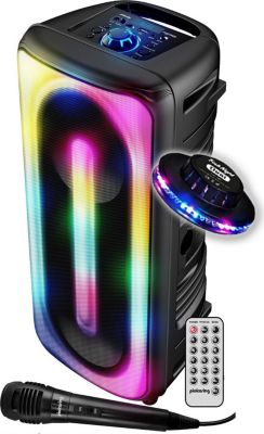 Enceinte nomade LEDWOOD Sono 300W BT 5.0 TWS LED OVNI Micro USB
