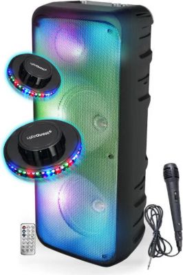 Enceinte nomade BM SONIC Enceinte Karaoké SONO DJ 850W Lumineuse
