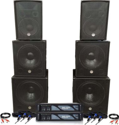Pack sono BM SONIC pack sono 5000W CD  2 ampli