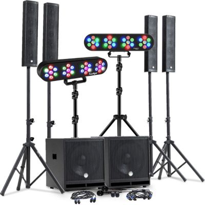 Pack sono BM SONIC 2400W BM SONIC, 4 Enceintes, 2x MEGA SUB