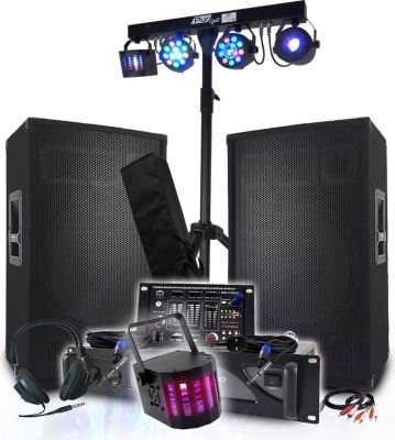 Pack sono BM SONIC Ampli 2000W + Table + Lights