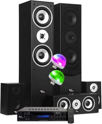 Pack enceinte Home Cinéma EVIDENCE ACOUSTICS 850W Bluetooth USB FM