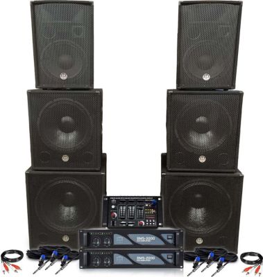 Pack sono BM SONIC pack sono 5000W CD mixage dj21BT ampli