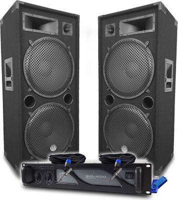 Pack sono BM SONIC Pack Sono DJ BM SONIC Amplificateur 4000
