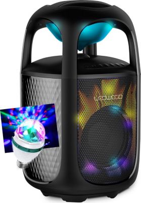 Enceinte nomade LEDWOOD Effet LED RVB