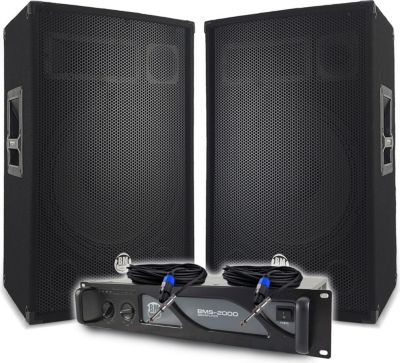 Pack sono BM SONIC Ampli 2000W + Câbles