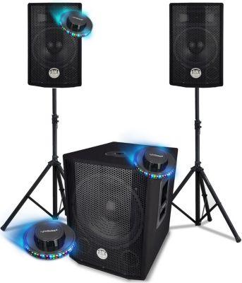 Pack sono BM SONIC tout en 1-  1000W, Caisson bi-amplifié,