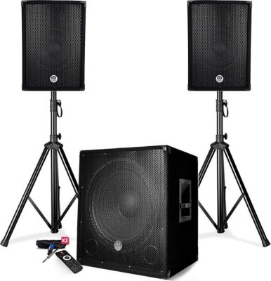 Pack sono BM SONIC Pack sonorisation 2200W - Enceintes + Ca