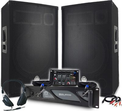 Pack sono BM SONIC Ampli 2000W + BMS21USB +Acces