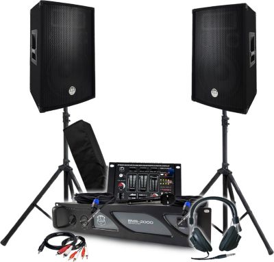 Pack sono BM SONIC Ampli 2000W +BMS21USB + Acces