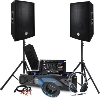 Pack sono BM SONIC Ampli 2000W+USB Bluetooth