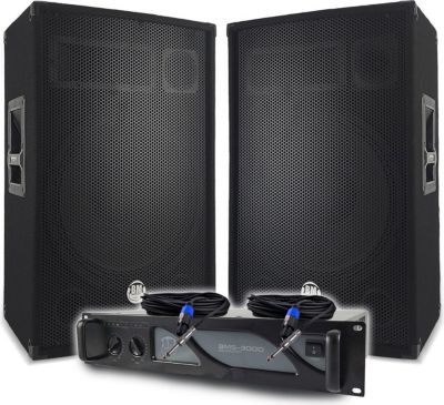 Pack sono BM SONIC Ampli 3000W + Câbles