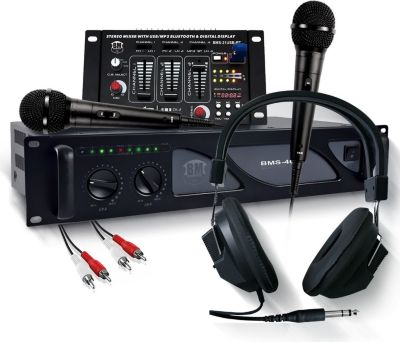 Table de mixage BM SONIC Ampli 4000W, Mix Bluetooth Casque Micros