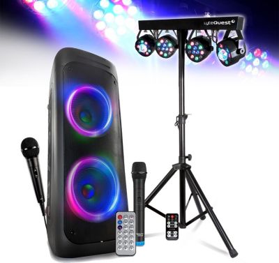 Pack sono BM SONIC Pack SONO DJ 1000W Lumineuse Lecteur CD,