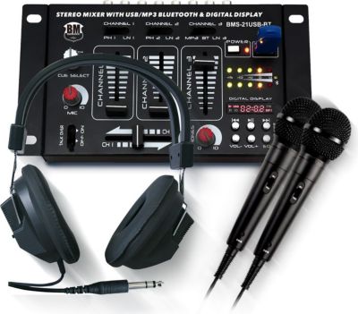Table de mixage BM SONIC 4 voies USB BLUETOOTH, Casque DJ, Micros
