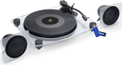 Platine vinyle PARTY LIGHT&SOUND Tourne-disque Vinyle 33/45 avec enceinte