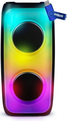 Enceinte sono PARTY LIGHT&SOUND Enceinte BT USB avec Effet Lumineux 50W