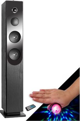 Enceinte Bluetooth INOVALLEY Tour de son Blacktower Lecteur CD, Colon