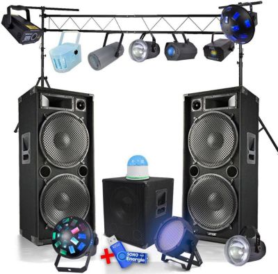 Jeu de lumières NONAME 11 jeux de lumière+portique/pack sono