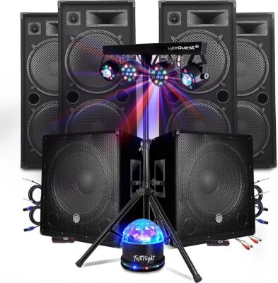 Pack sono BM SONIC LSC215-BMS18 2xSUB 4xHP 215, Eclairage