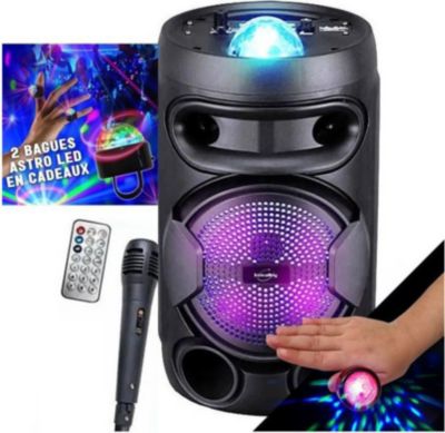 Enceinte nomade INOVALLEY KA02-BOWL-RING 400W USB Bluetooth MICRO