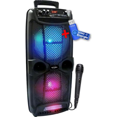 INOVALLEY MS01XXL Enceinte Karaoke Trolley - bluetooth - 800W - La Poste