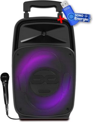Enceinte nomade IDANCE GROOVE 220 sur batterie
