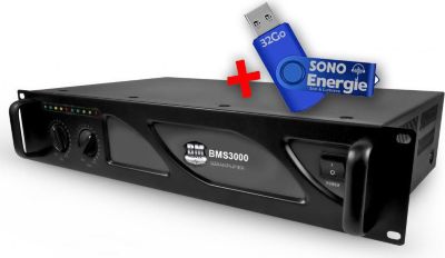 Pack sono BM SONIC 2 x 1500W - BMS-3000+ Clé USB 32Go