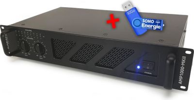 Pack sono IBIZA AMP1000-MKII - IBIZA - Amplificateur de