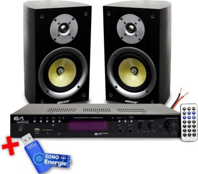 Pack sonorisation amplificateur 500W SA500 + Table de mixage 4