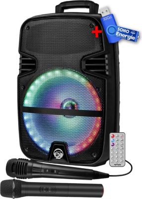 Enceinte sono MYDEEJAY MDJ12 Ring sur batterie 600W