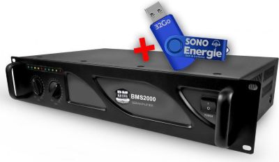 Pack sono BM SONIC 2 x 1000W - BMS-2000+ Clé USB 32Go