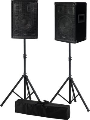 Enceinte sono IBIZA DISCO08B 2x 300W 3 voies, Supports PIEDS Enceinte sono IBIZA DISCO08B 2x 300W 3 voies, Supports PIEDS