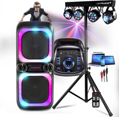 Enceinte sono BIGBEN Enceinte autonome Sono DJ 600W Madison N
