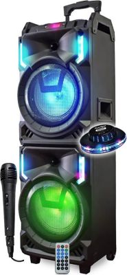 Enceinte nomade INOVALLEY MS01XXL-N-OVNI - 800W USB Bluetooth LED