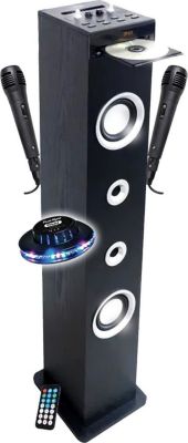 Enceinte Bluetooth INOVALLEY HP49CD-OVNI - 100W - USB BT FM, 2 Micros