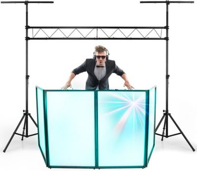 Jeu de lumières IBIZA BRIDGE603-DJ-STAND, portique 3M, LYCRA