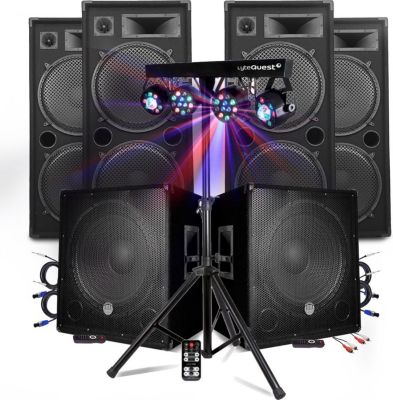 Pack sono KOOL.STAR PACK SONO DJ BM SONIC MEGA BASSES Caisso