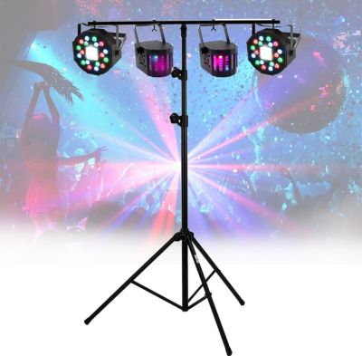 Jeu de lumières PARTY LIGHT&SOUND Pack light DJ 4 jeux de lumière compacts