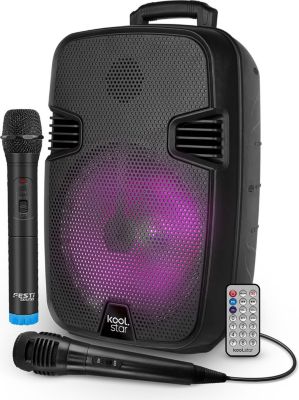 Enceinte sono NONAME STARLED08 avec micro sans fil