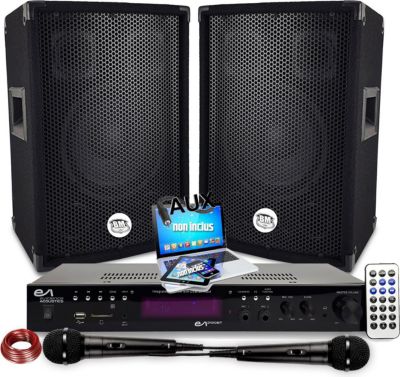 Pack sono BM SONIC PACK SONO DJ 600W + AMPLI Evidence Acous