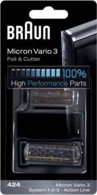 Couteau BRAUN COMBI-PACK 424 RASOIR BRAUN SYSTEM 1-2-3 Couteau BRAUN COMBI-PACK 424 RASOIR BRAUN SYSTEM 1-2-3