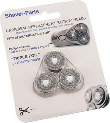 Couteau PHILIPS-SAECO 3 TETES RASOIR adaptables PHILIPS SPEED Couteau PHILIPS-SAECO 3 TETES RASOIR adaptables PHILIPS SPEED