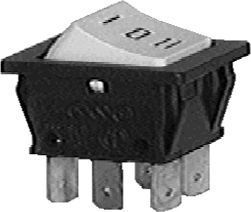 Interrupteur UNIVERSEL INTERRUPTEUR 3 POSITIONS 16A  6 COSSES