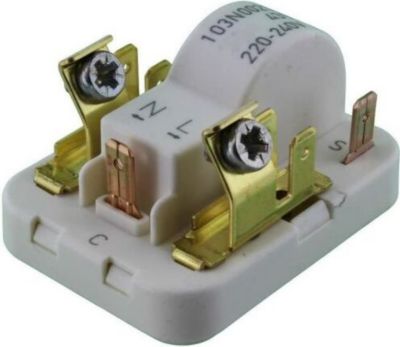 Lot De 2 Relais Démarrage 220V 50/60Hz - Réf. 103N0021 - Compatible Réfrigérateurs Et Congélateurs Danfoss - Pour Compresseurs 1/10 à 1/3 HP