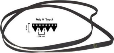 Courroie UNIVERSEL COURROIE 1301 J 4